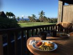 Lanai with views of the oean 